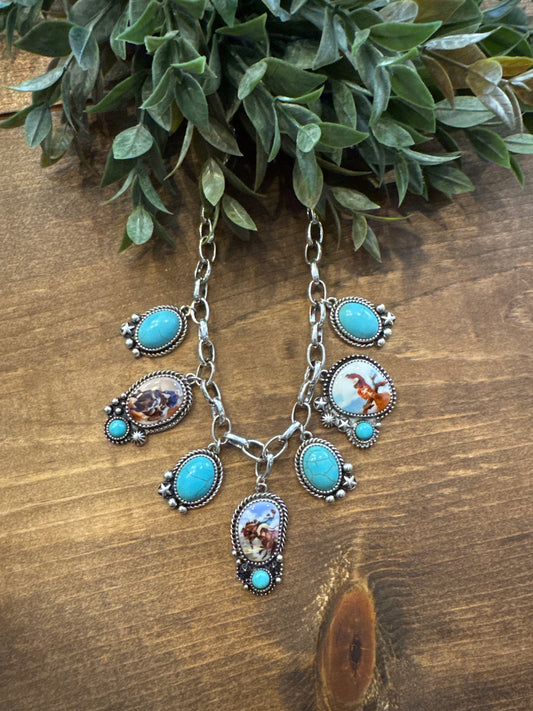 Vintage Rodeo - Charm Necklace