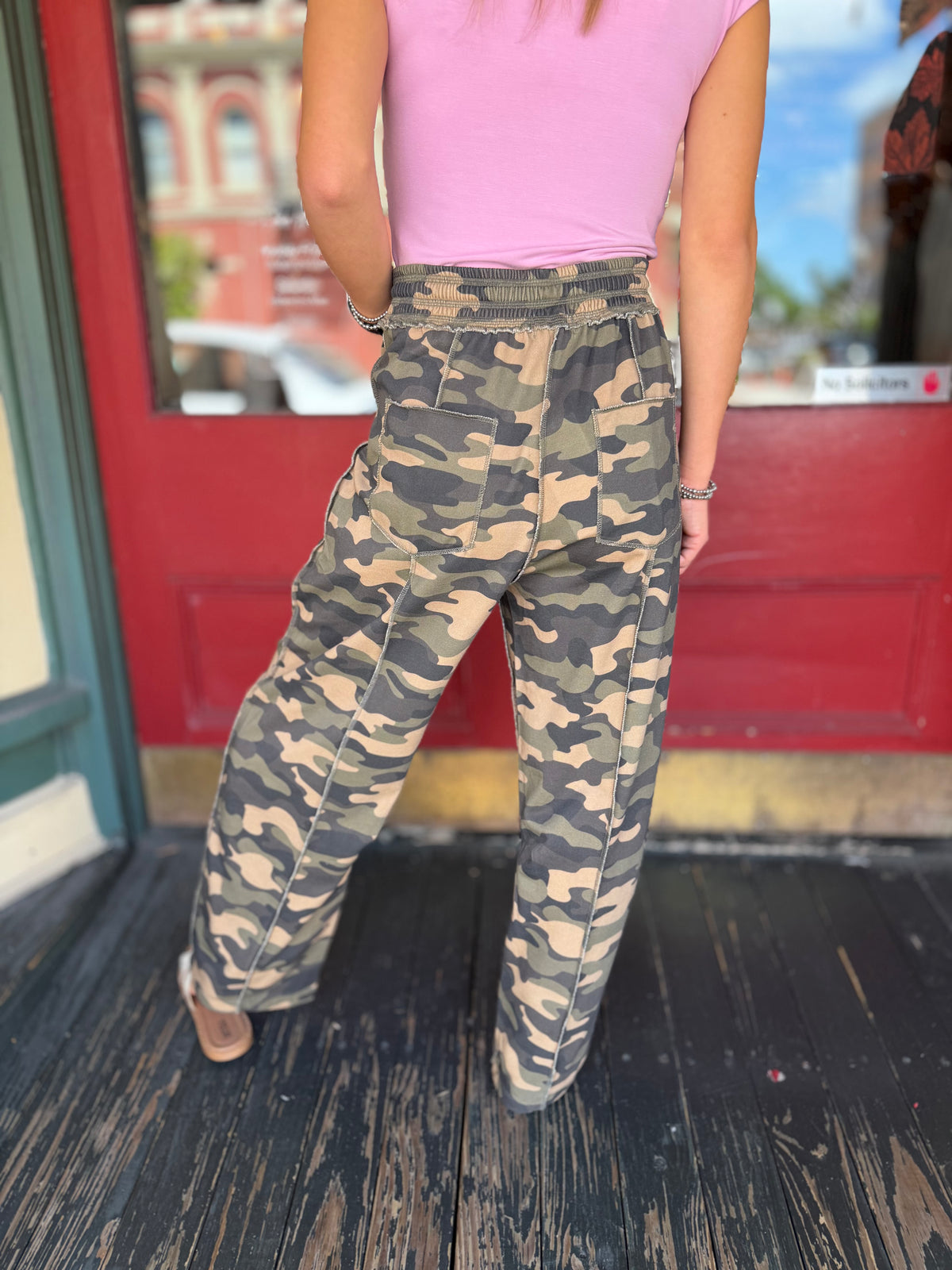 Rugged Trails – Camo Barrel Pants