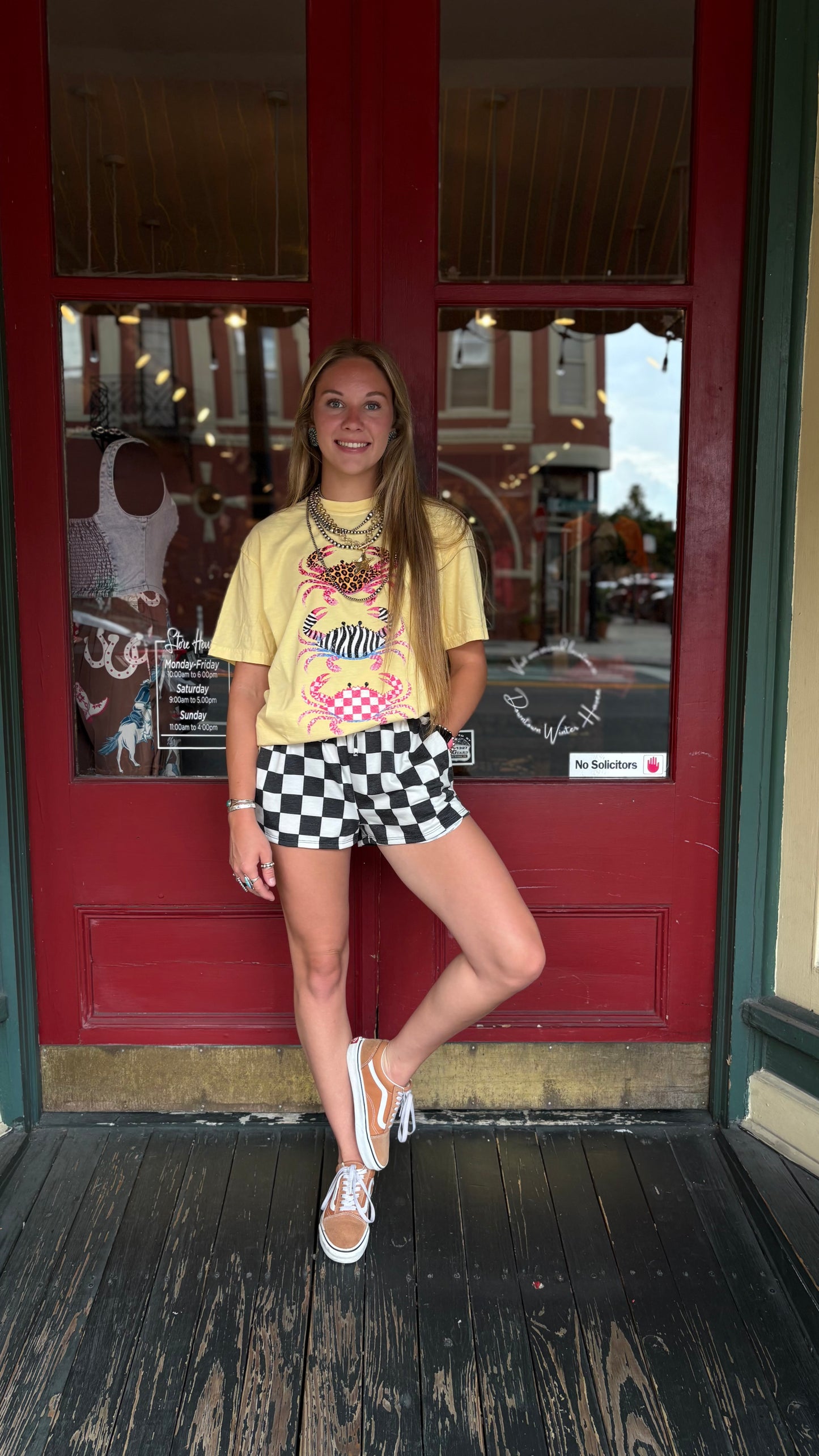 Checkered Charm – Checkered Shorts