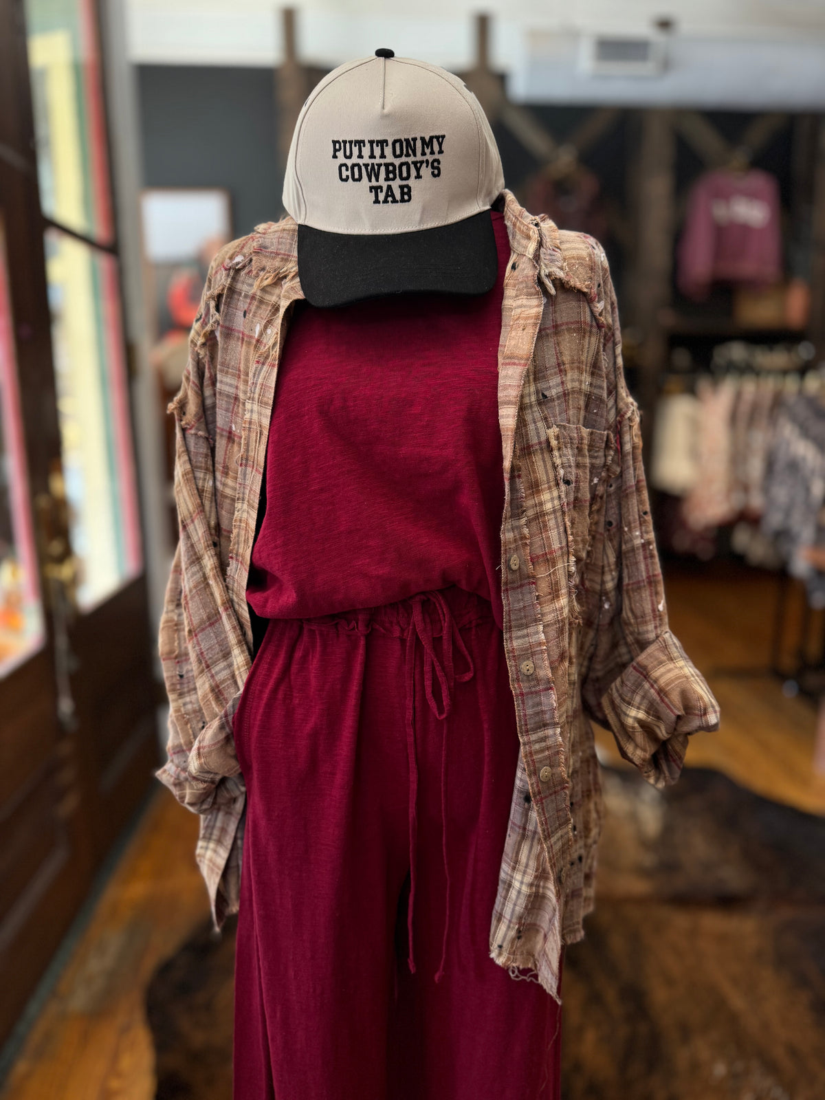 Fireside Nights – Mineral Wash Plaid Flannel