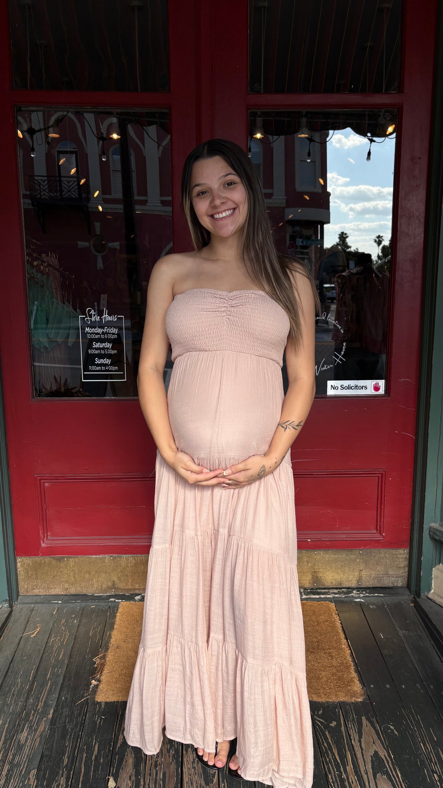 Soft Romance – Blush Maxi Dress