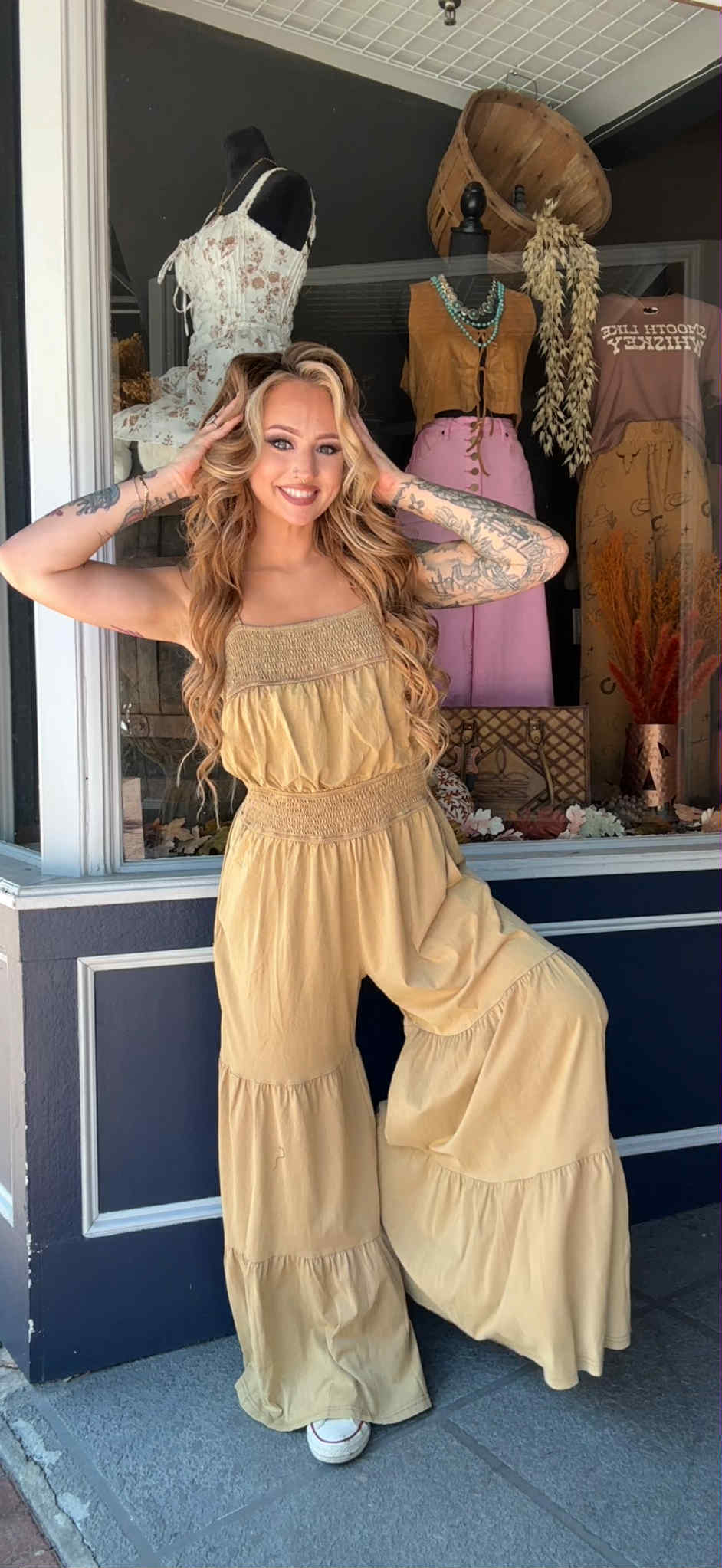 Urban Drift - Khaki Jumpsuit