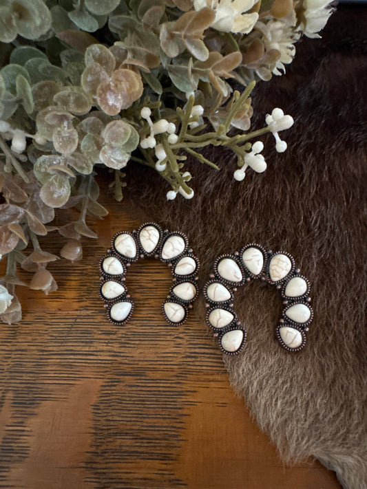 Lucky Copper Concho - Earrings