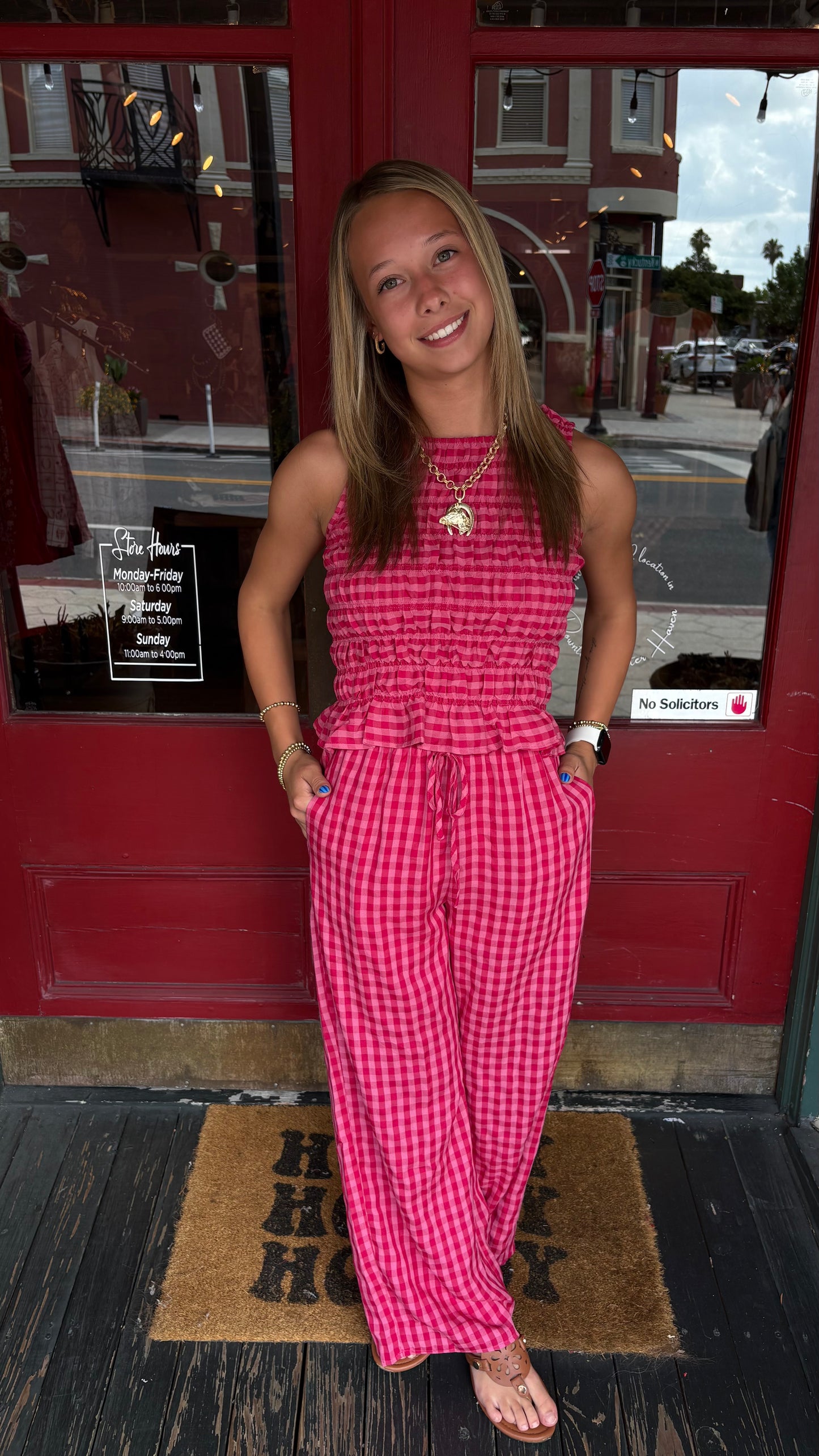 Southern Sweetheart – Gingham Top