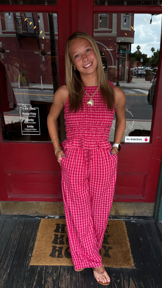 Southern Sweetheart – Gingham Top