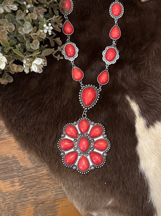 Fire Flower - Necklace