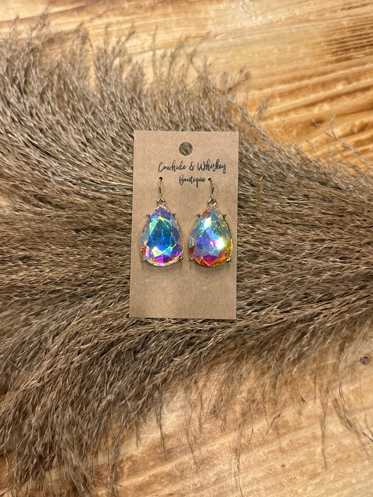 AB Teardrop - Earrings