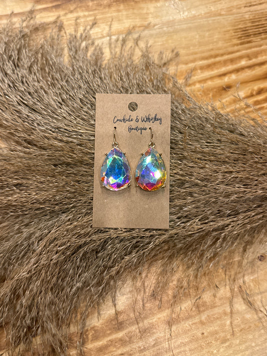 AB Teardrop - Earrings