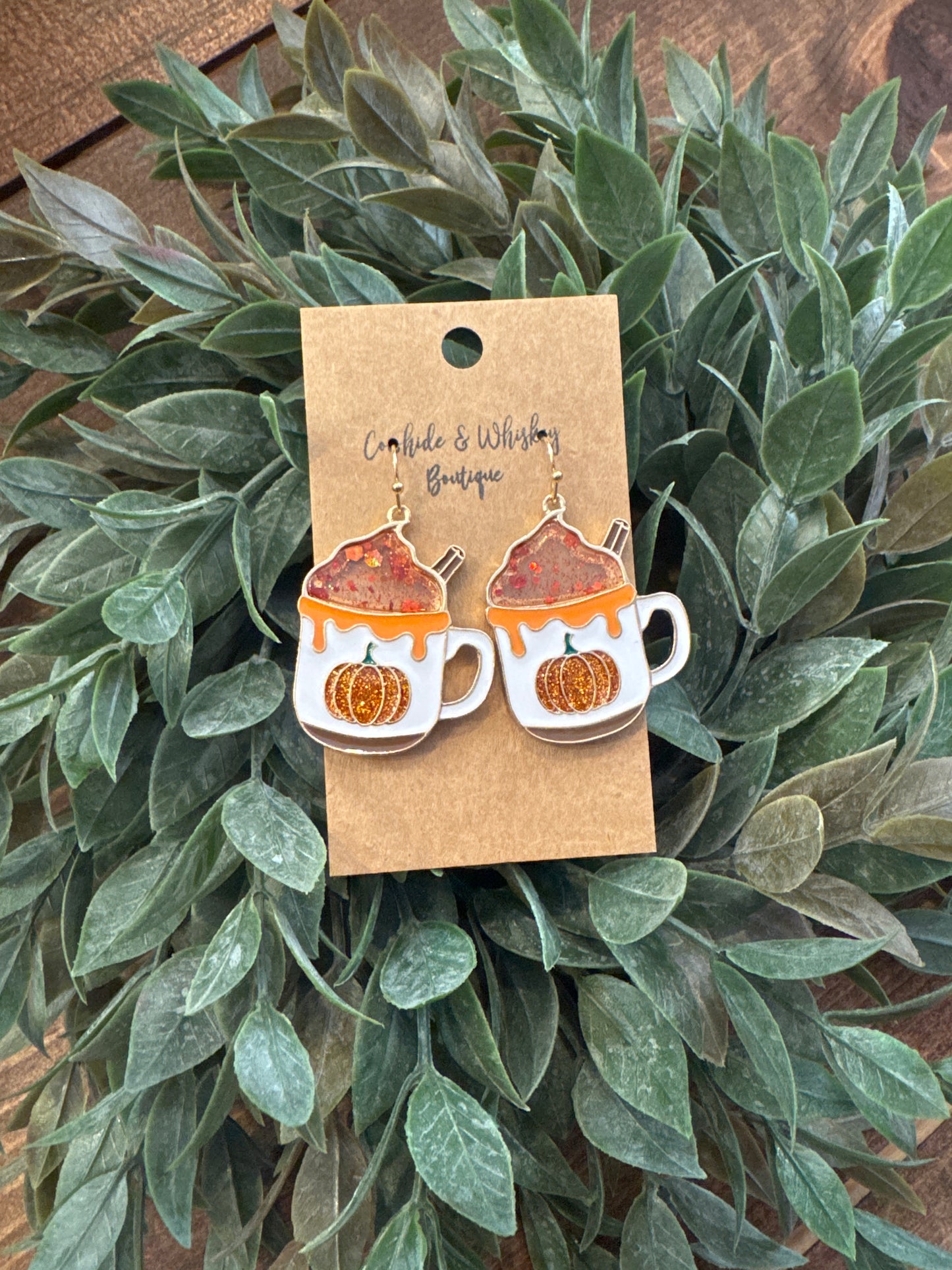Pumpkin Spicy Cups - Earrings