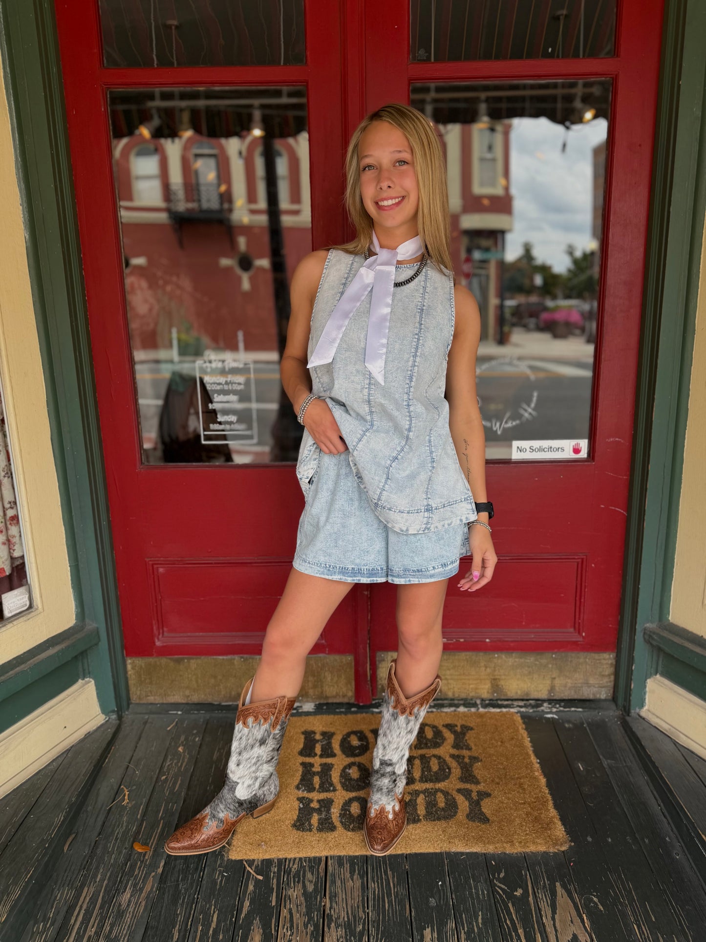 Washed Denim – Lounge Set
