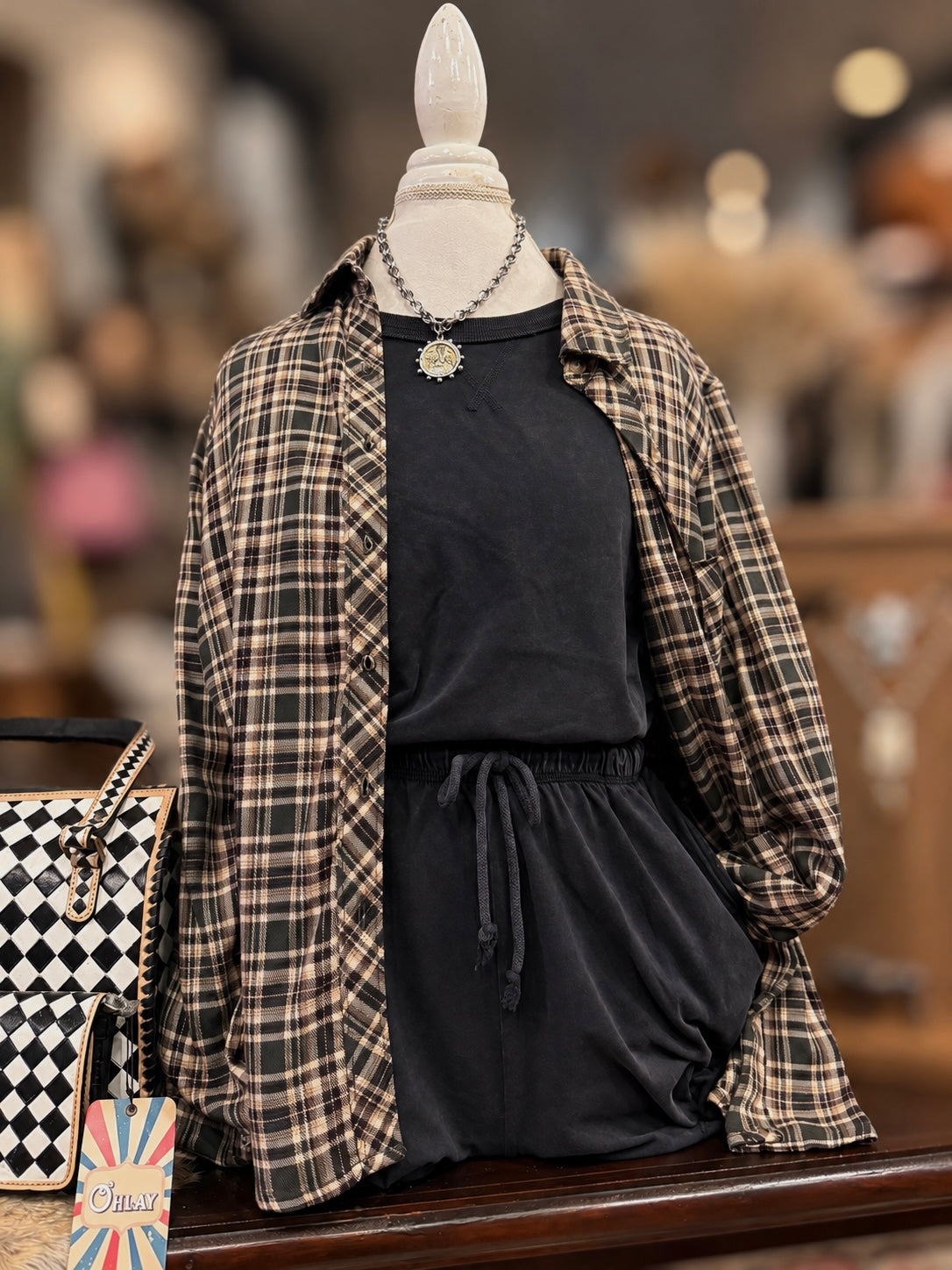 Cozy Days – Black L/S Mineral Wash Set