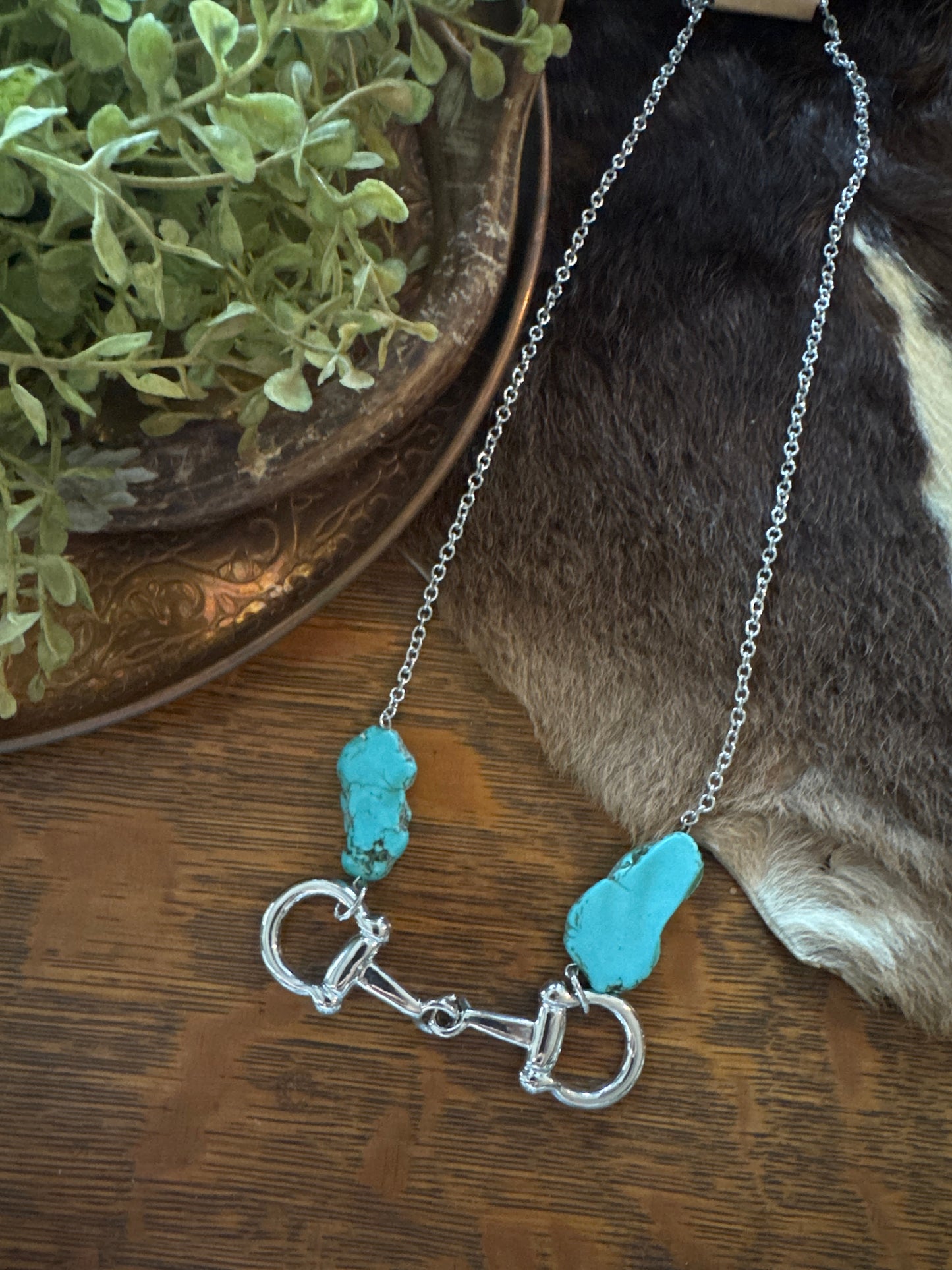 Rough Ridge Rider - Silver Necklace