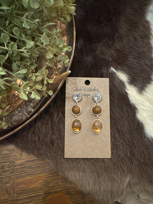 Cowgirl Coffee - Earrings