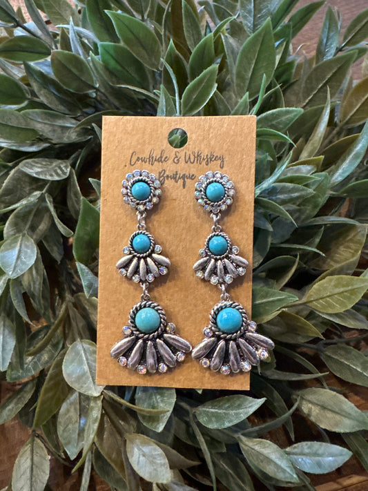 Country Flare - Earrings