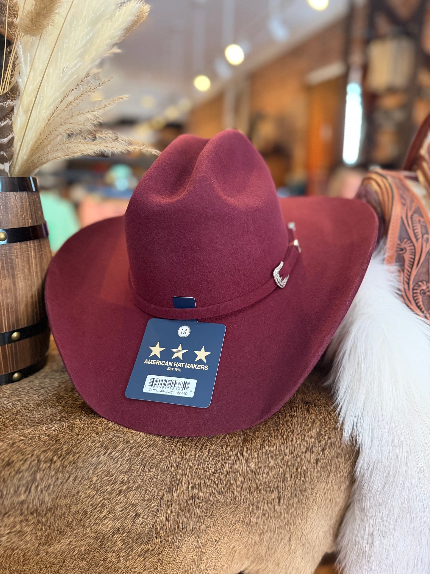All American Cowboy Hat - Cattleman Shape