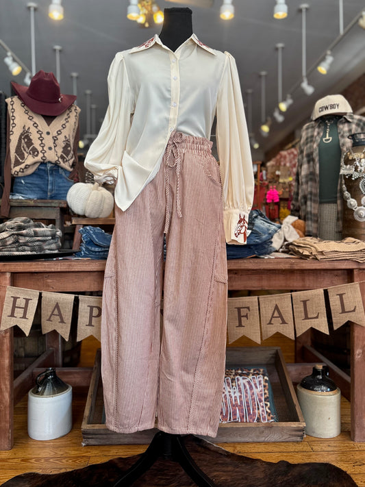 Urban Ranchline – Stripe Barrel Pants
