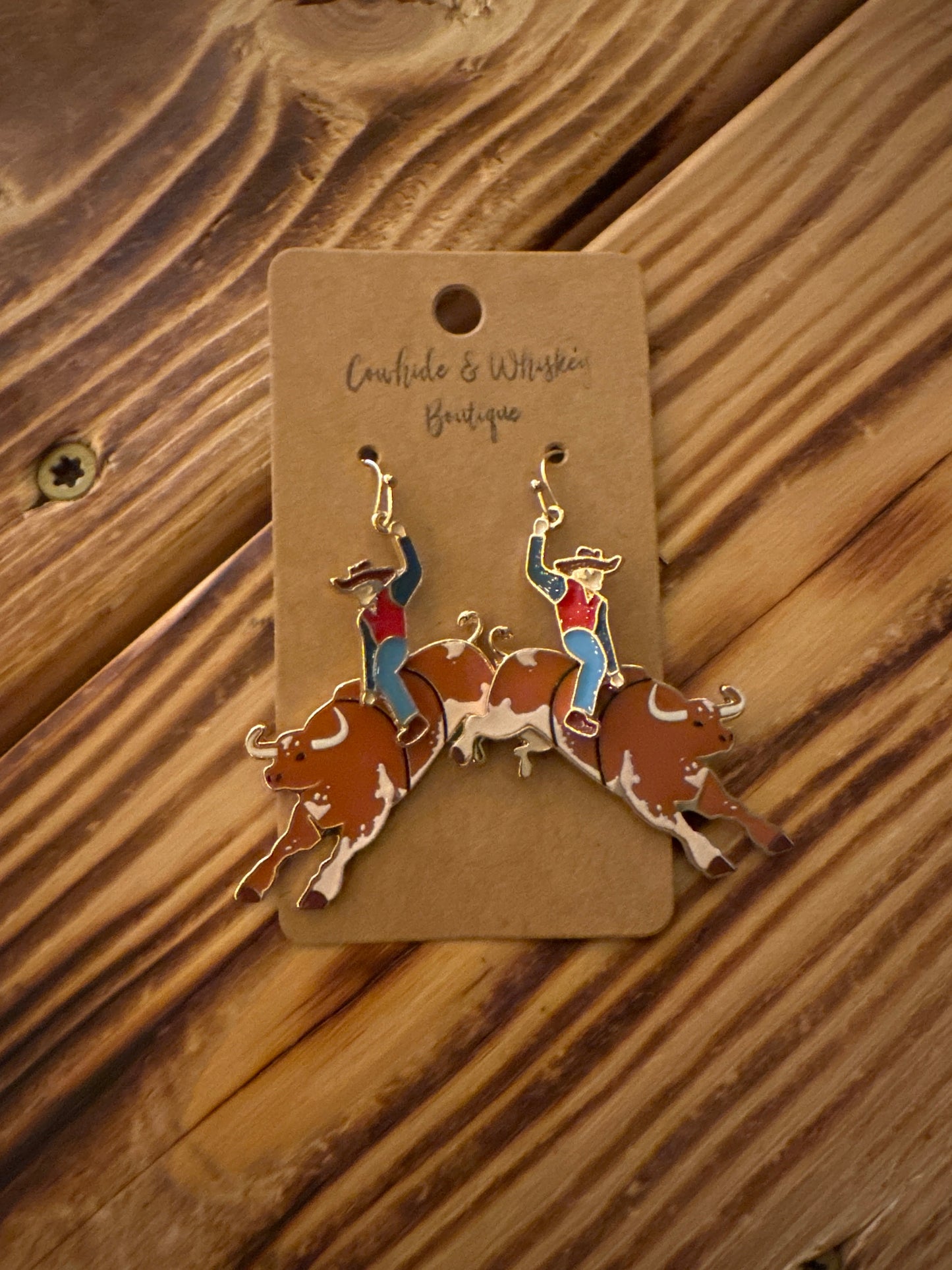 Bull Rider - Earrings