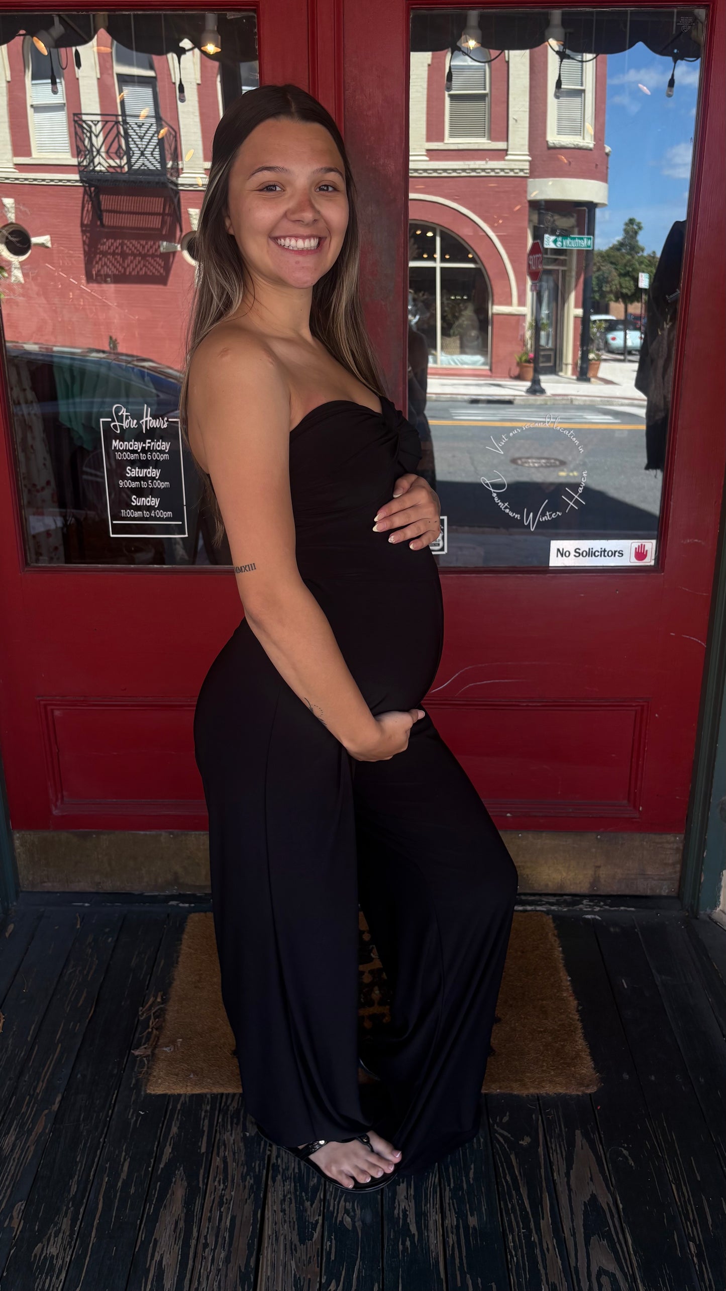 Night Luxe Knot – Wide Leg Jumpsuit
