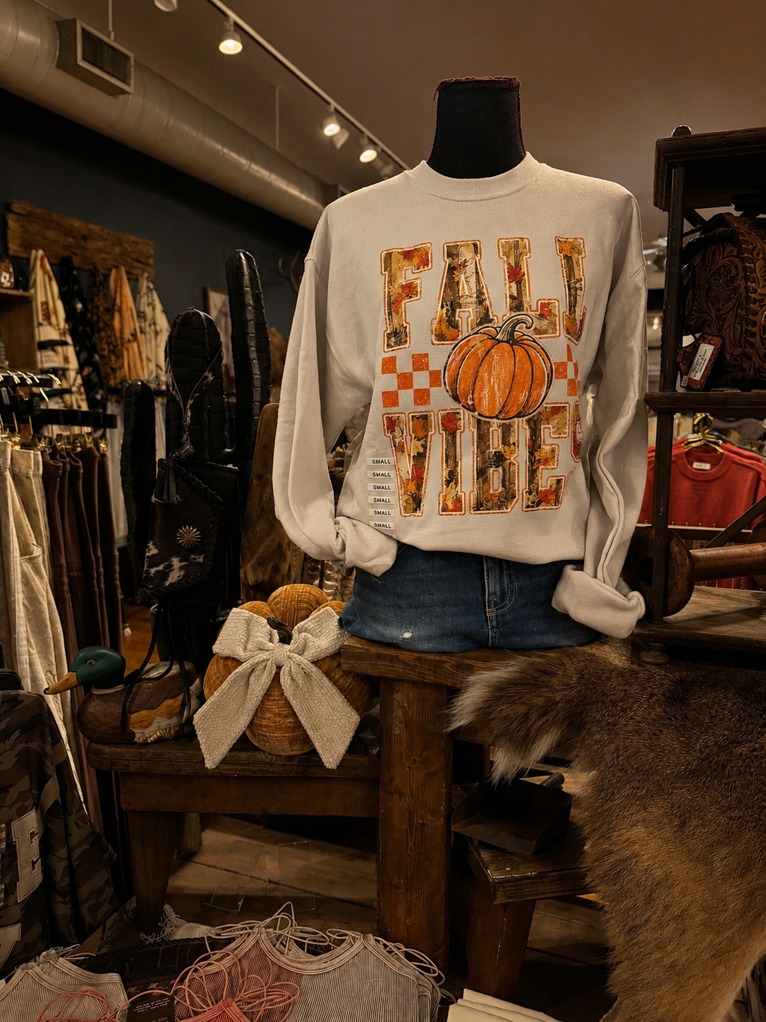 Fall Vibes - Sand Sweatshirt