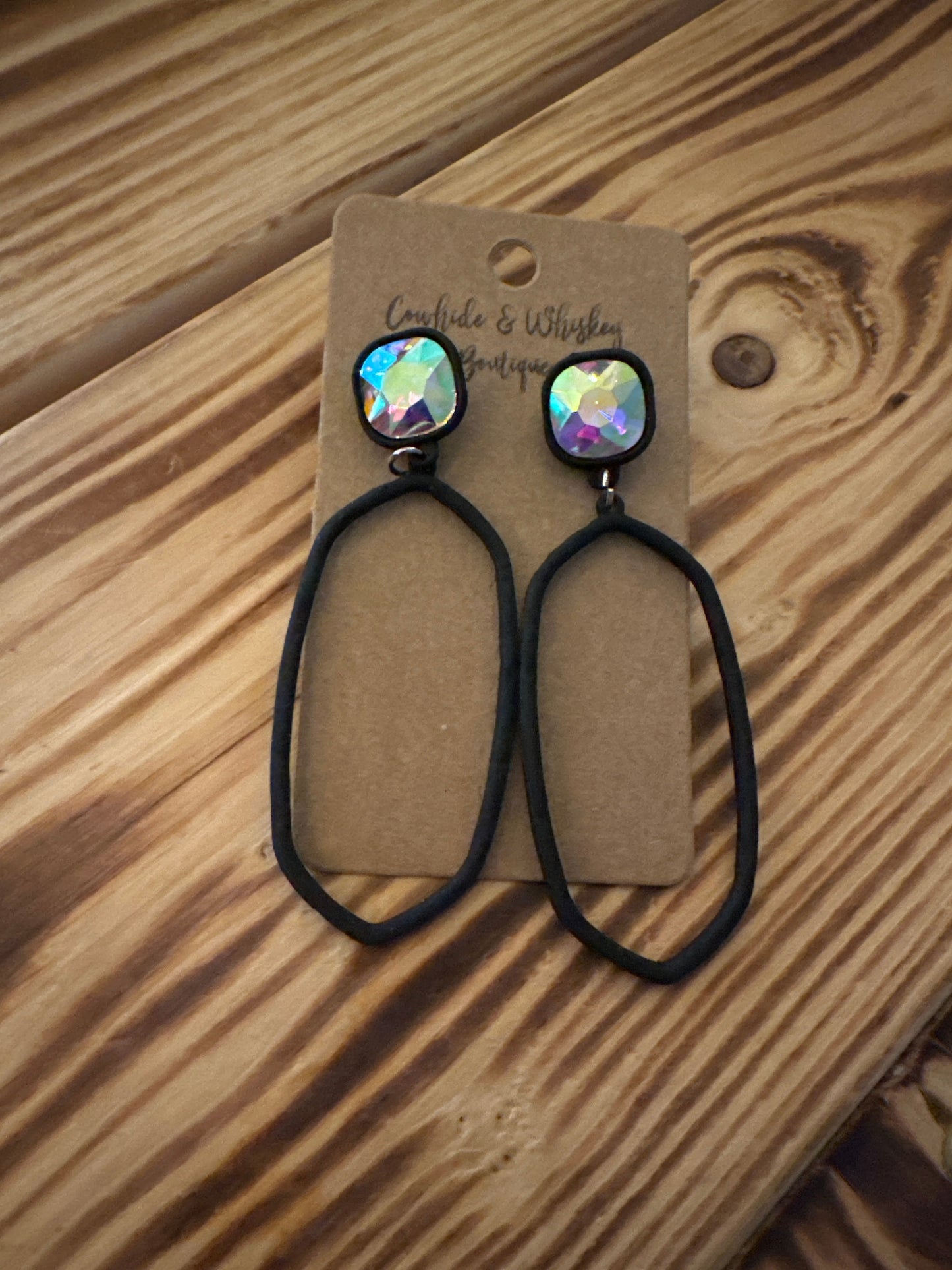 Black Time - Earrings