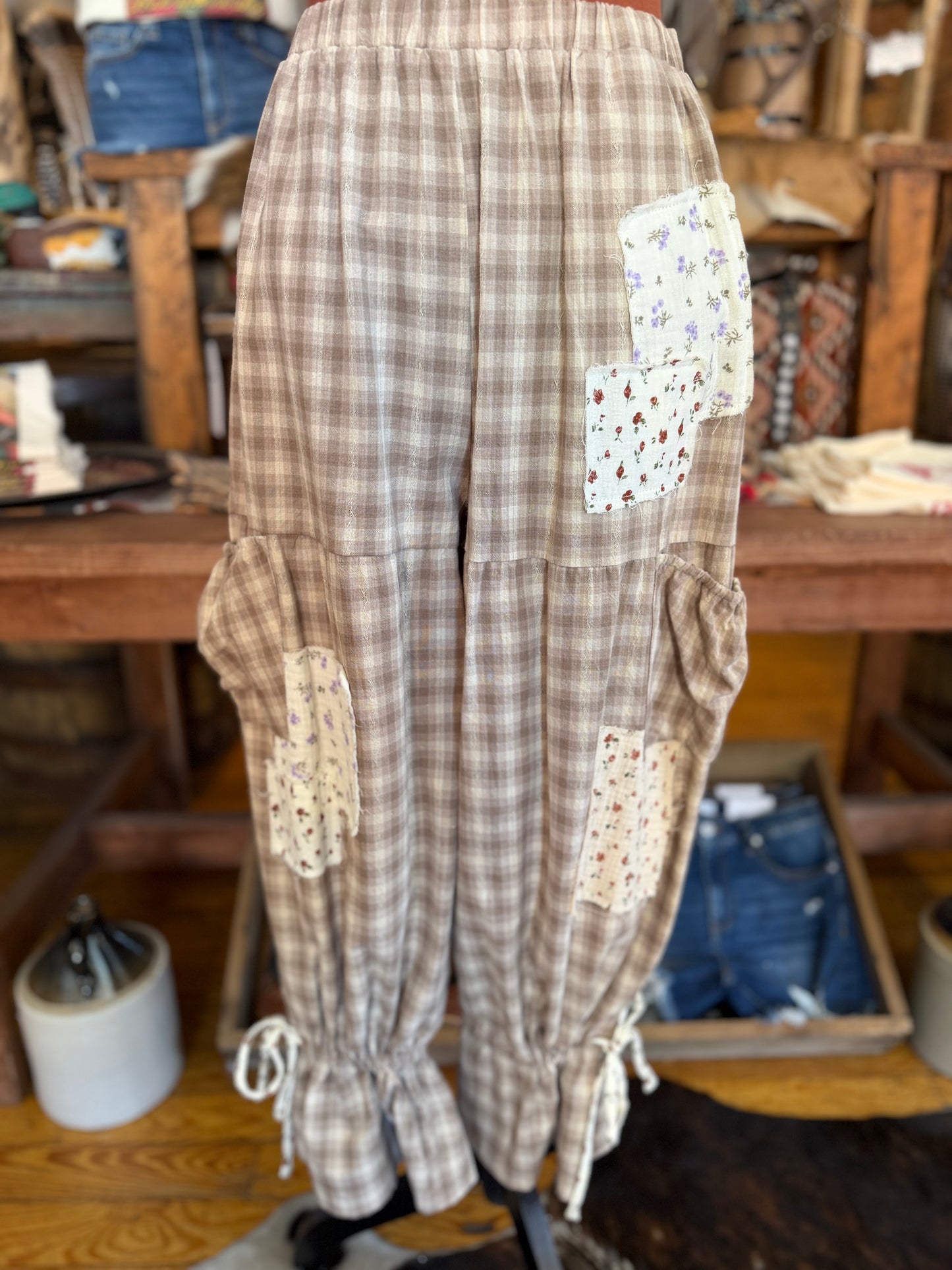Porchside Pretty – Gingham Pants