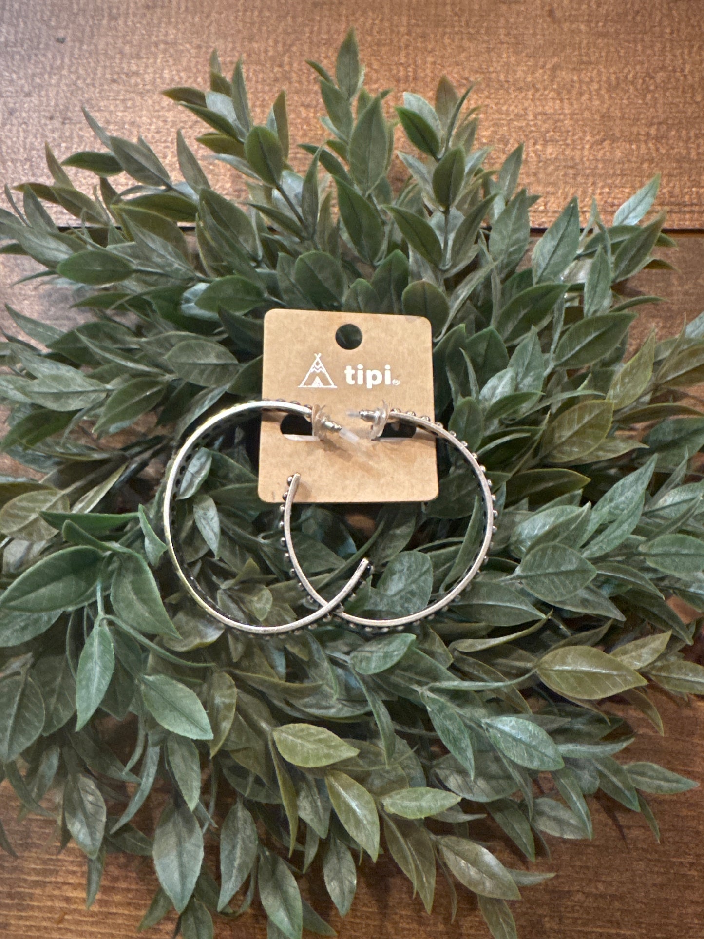 Pearl Crusted Hoops - Earrings