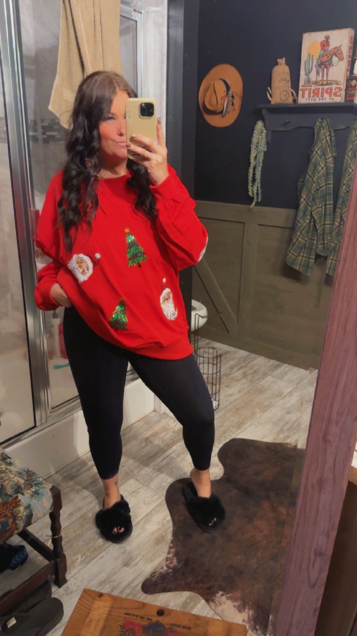 Christmas Cozy - Sequin Sweatshirt