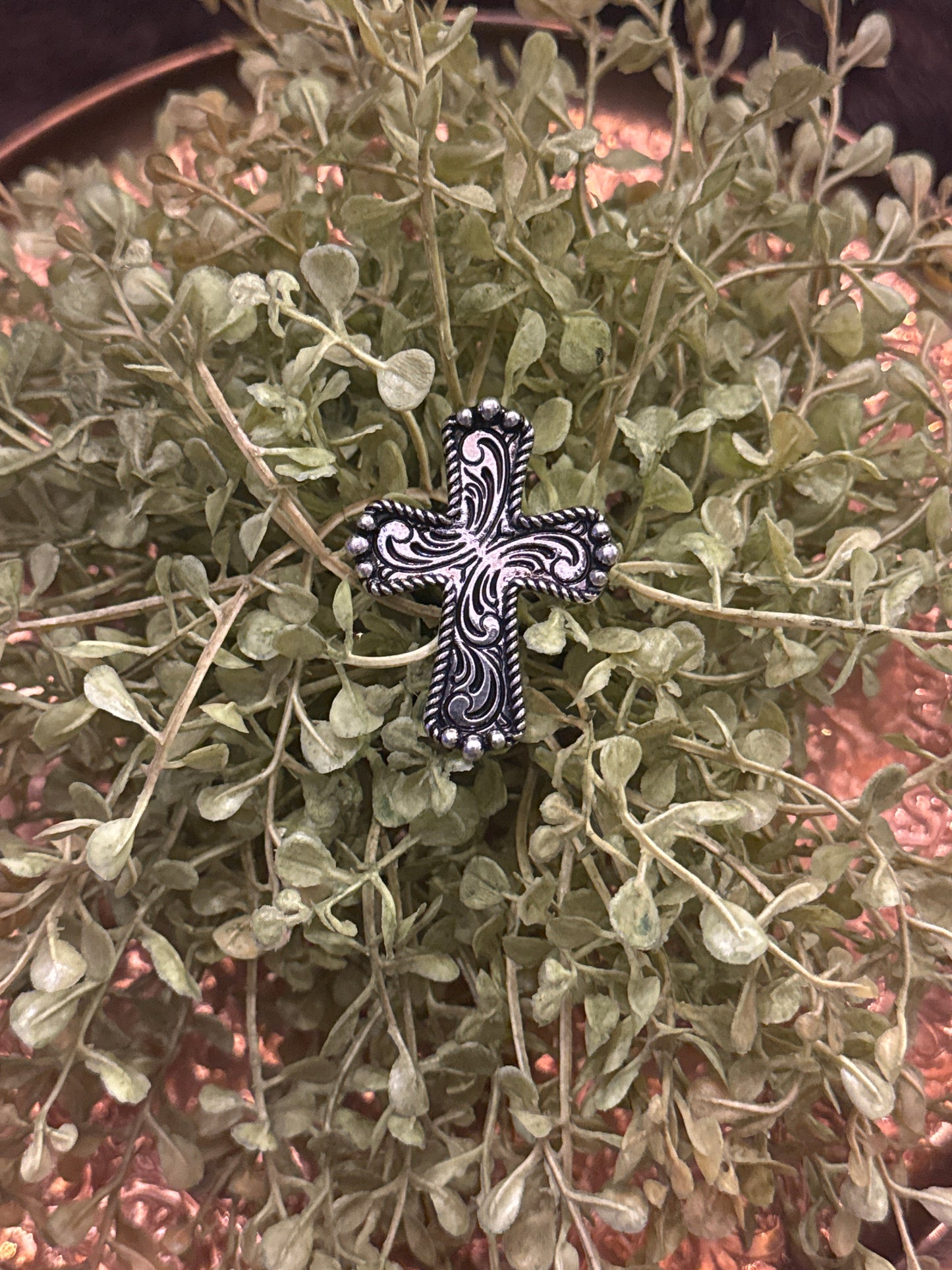 Tooled Cross - Ring