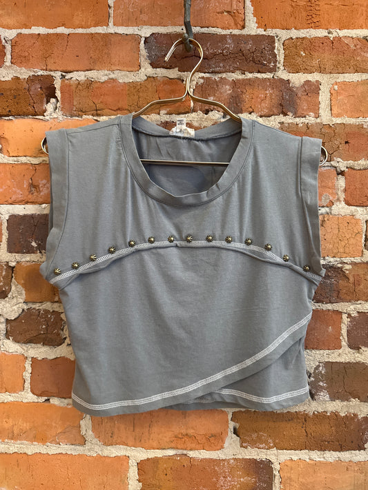 Bronco Brass – Rustic Olive Muscle Tank