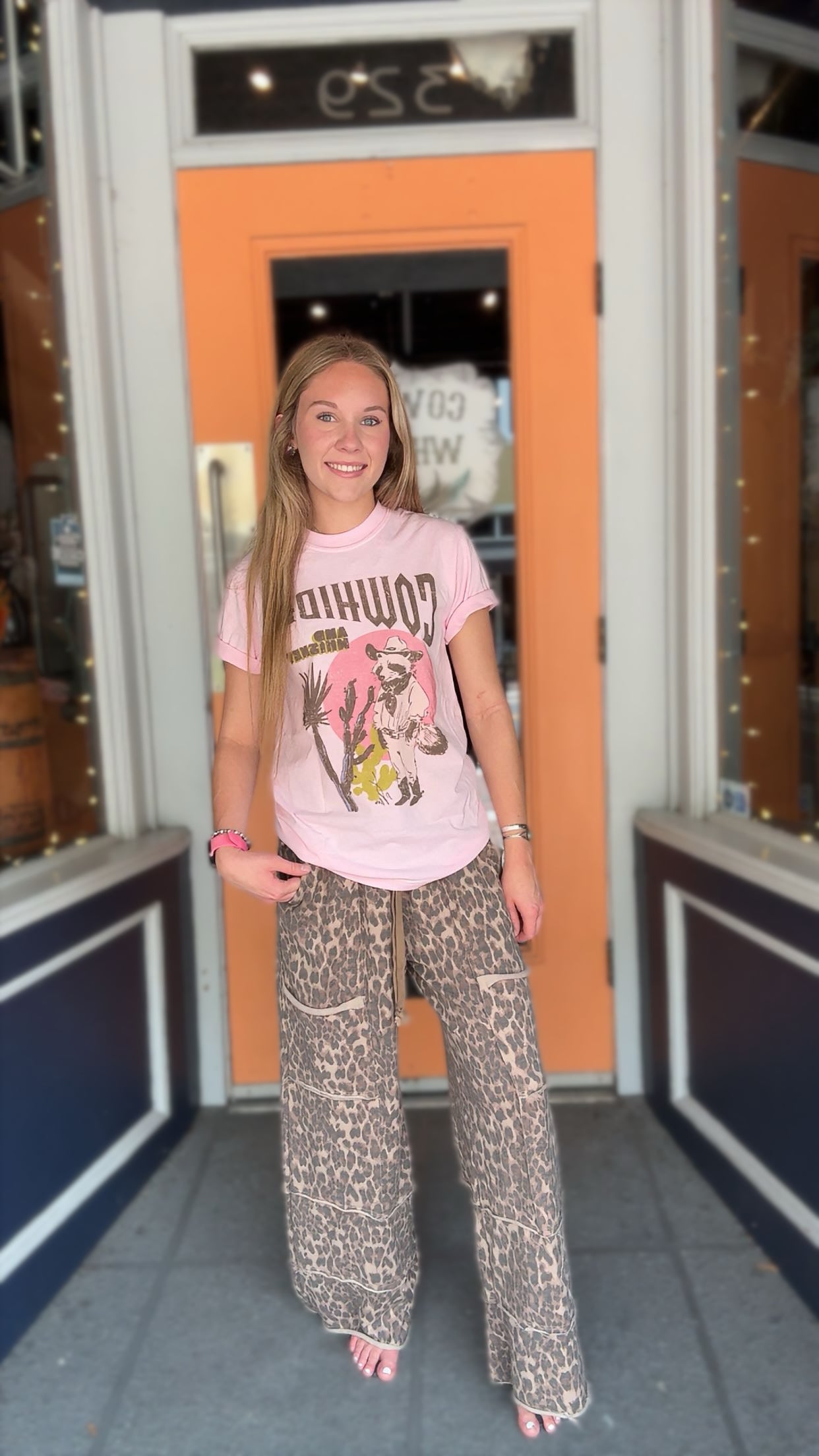 Wild Whiskey Critter – Pink Graphic Tee