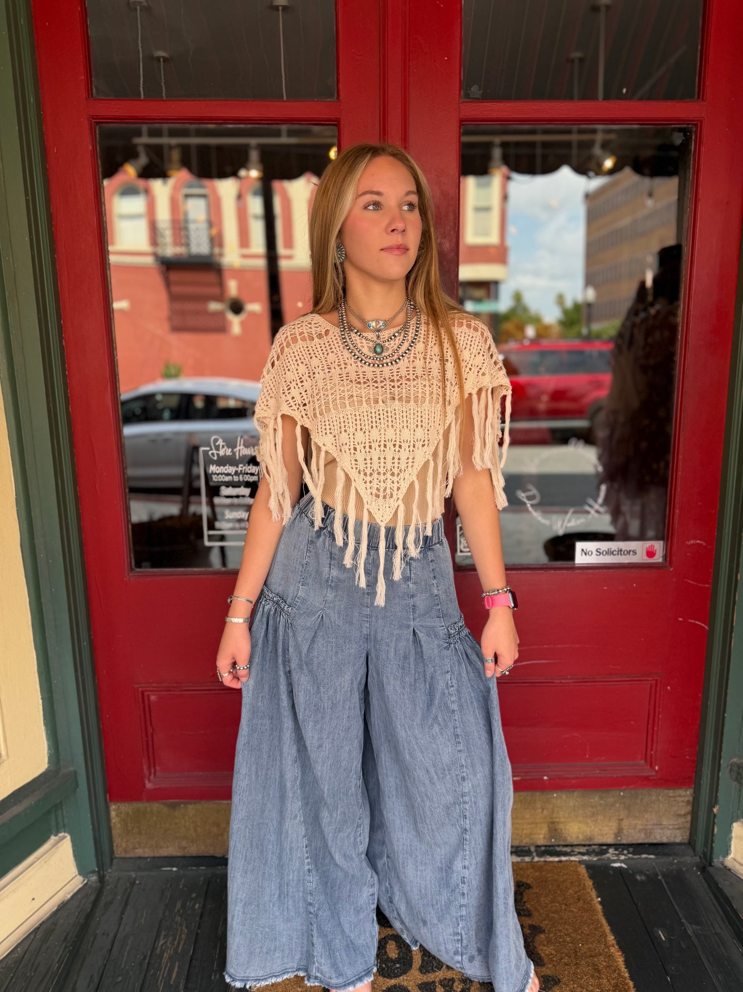 Whispering Sands – Crochet Poncho