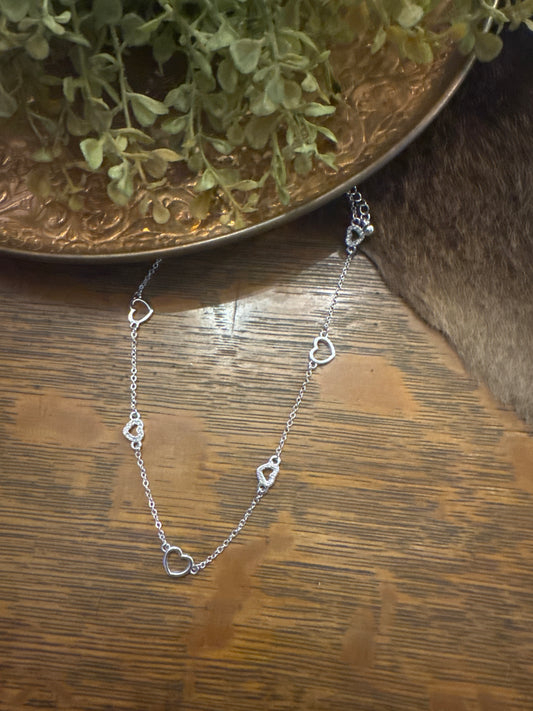 Floating Hearts - Necklace