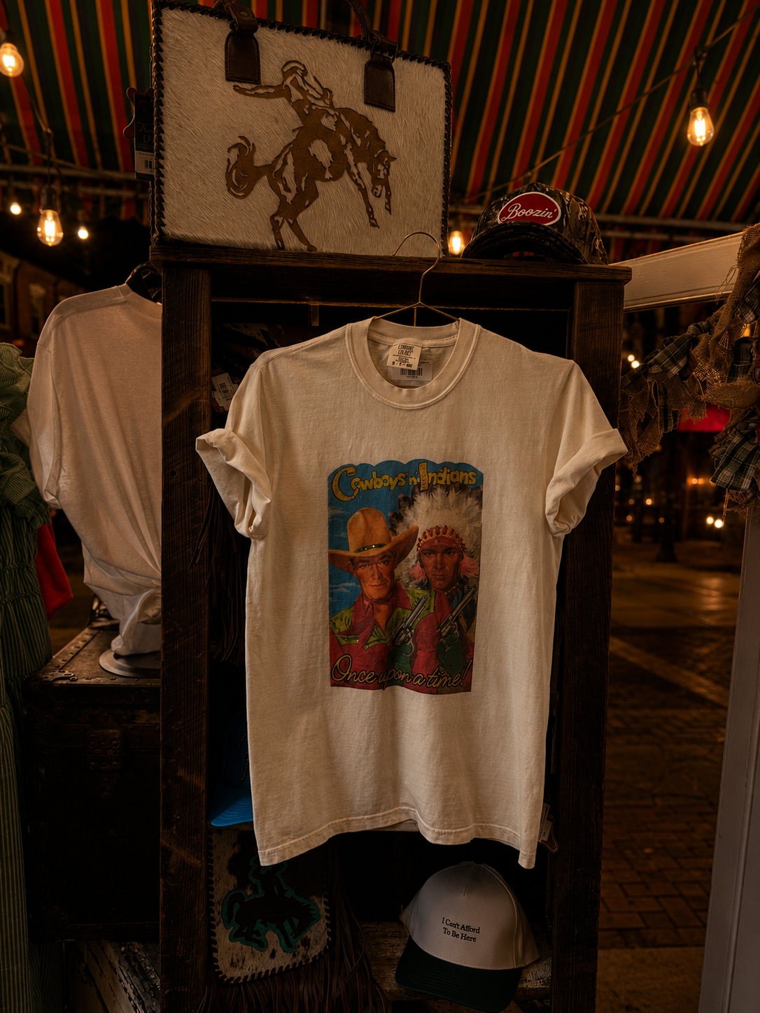 Cowboys'n Indians - Cream Graphic Tee