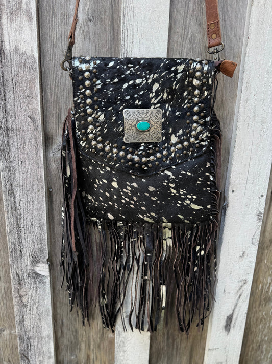 Silver Concho Splash - Purse