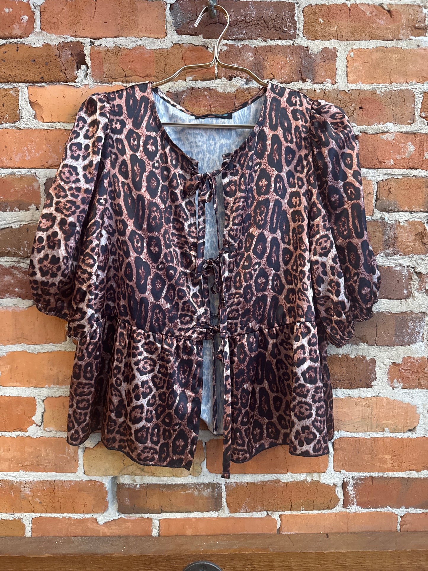 Untamed Ties – Leopard Top