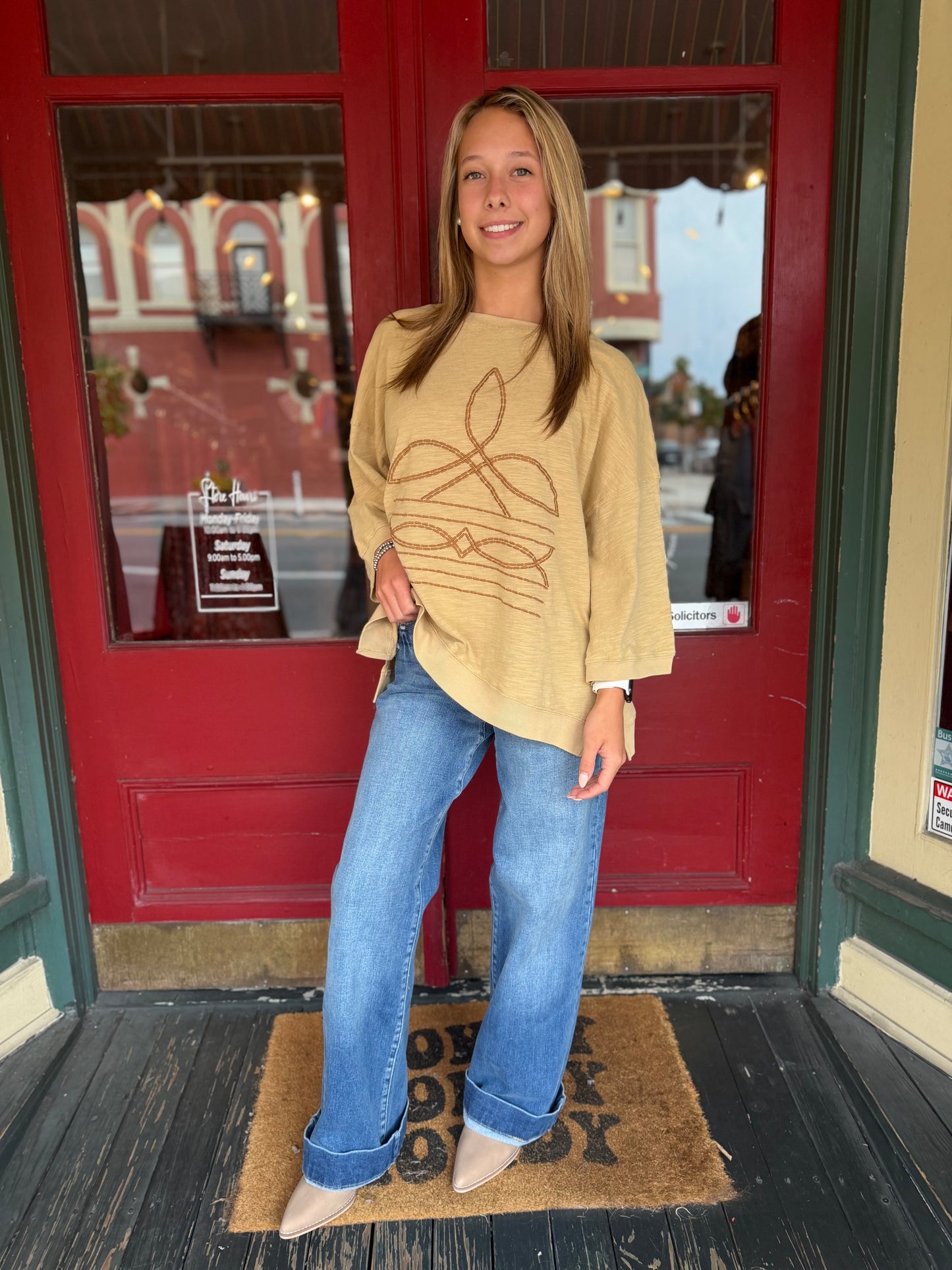 Wild West Thread – Tan Top