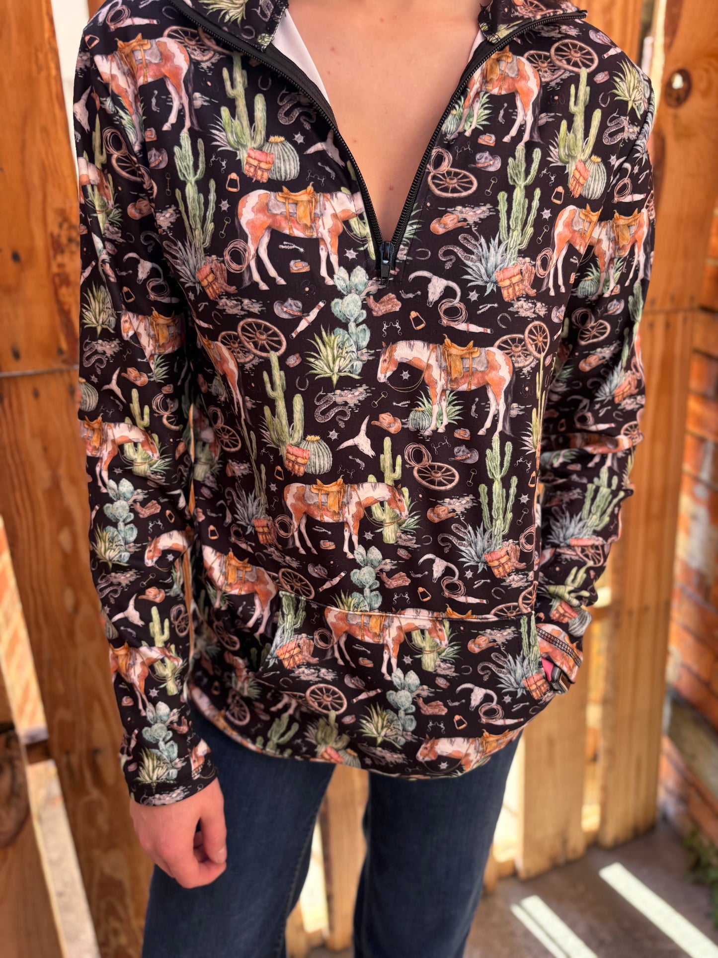 Cactus Run - Quarter Zip Pullover