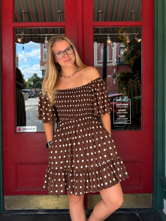 Sweet on You – Polka Dot Mini Dress