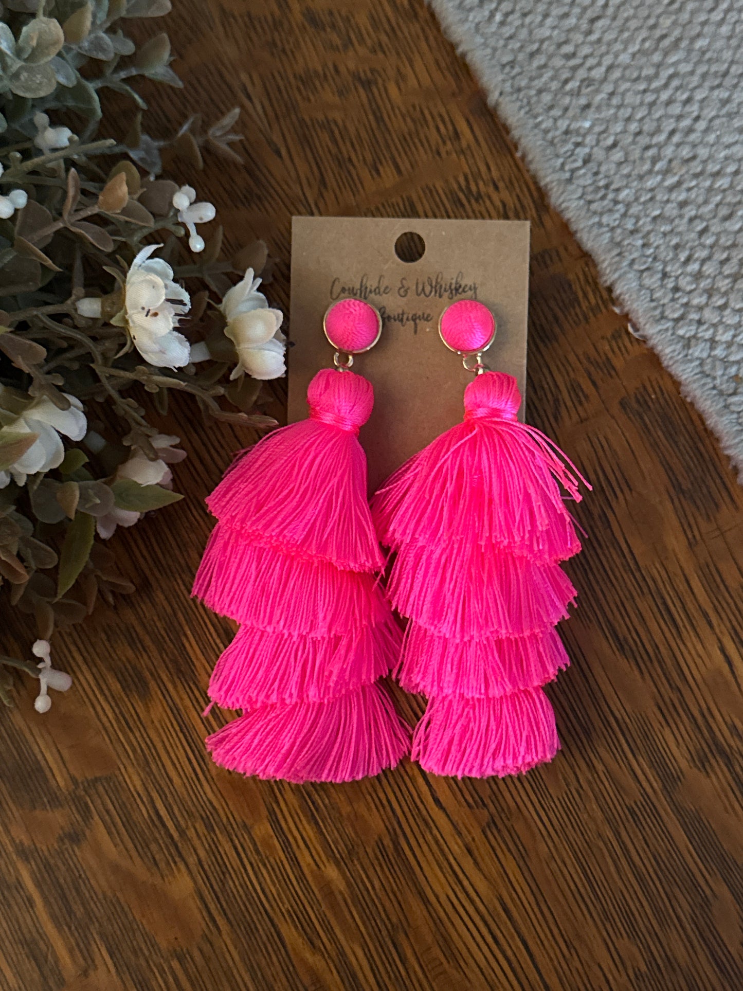 Neon Dreams - Pink Earrings
