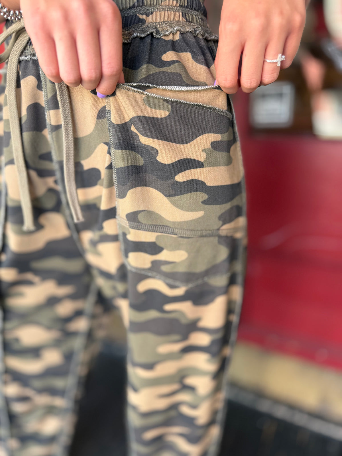 Rugged Trails – Camo Barrel Pants