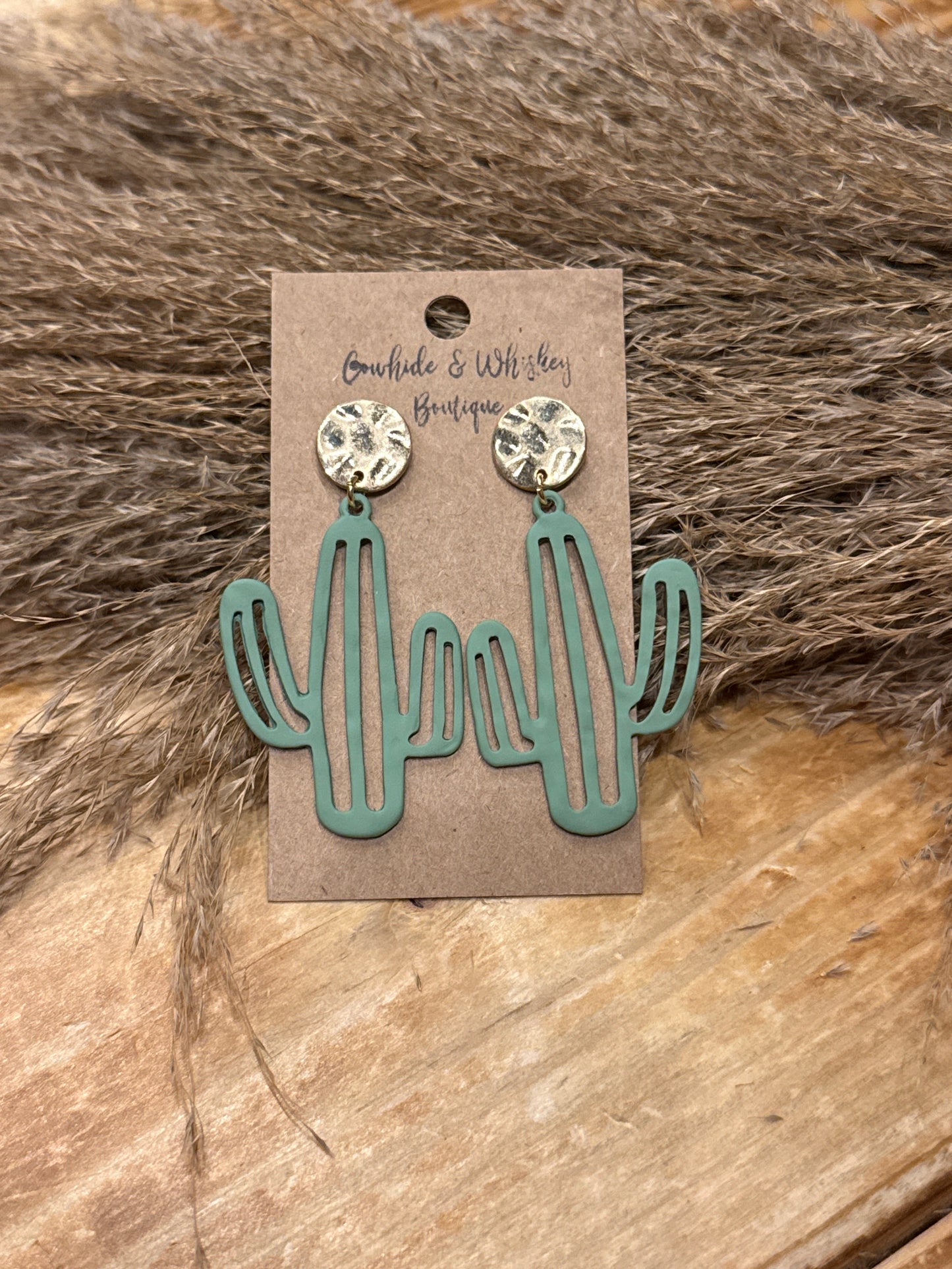 Matte Cactus - Earrings