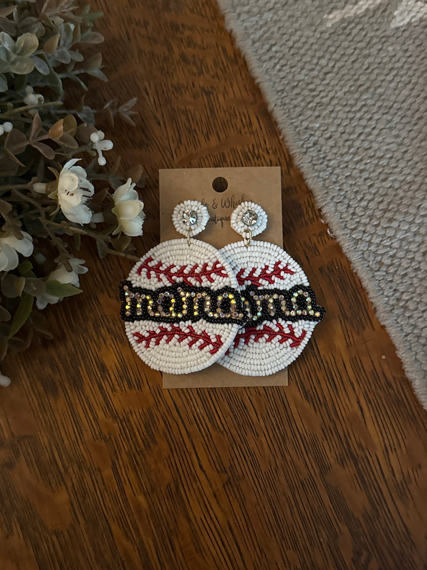 Baseball MAMA - Earrings