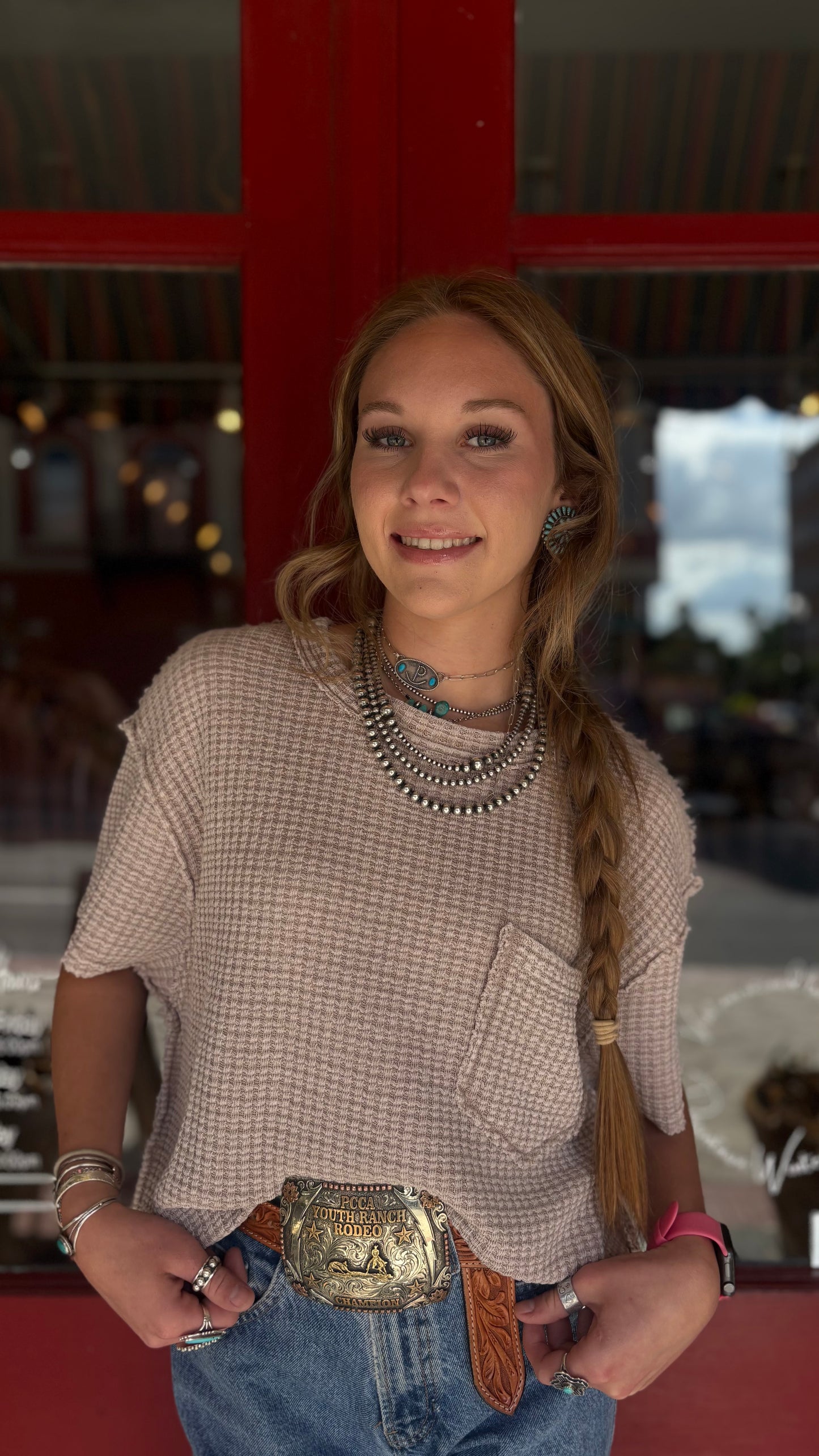 Muted Earth – Grey Mineral Wash Top