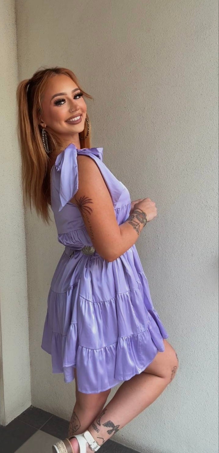 Lavender Lush - Mini Dress