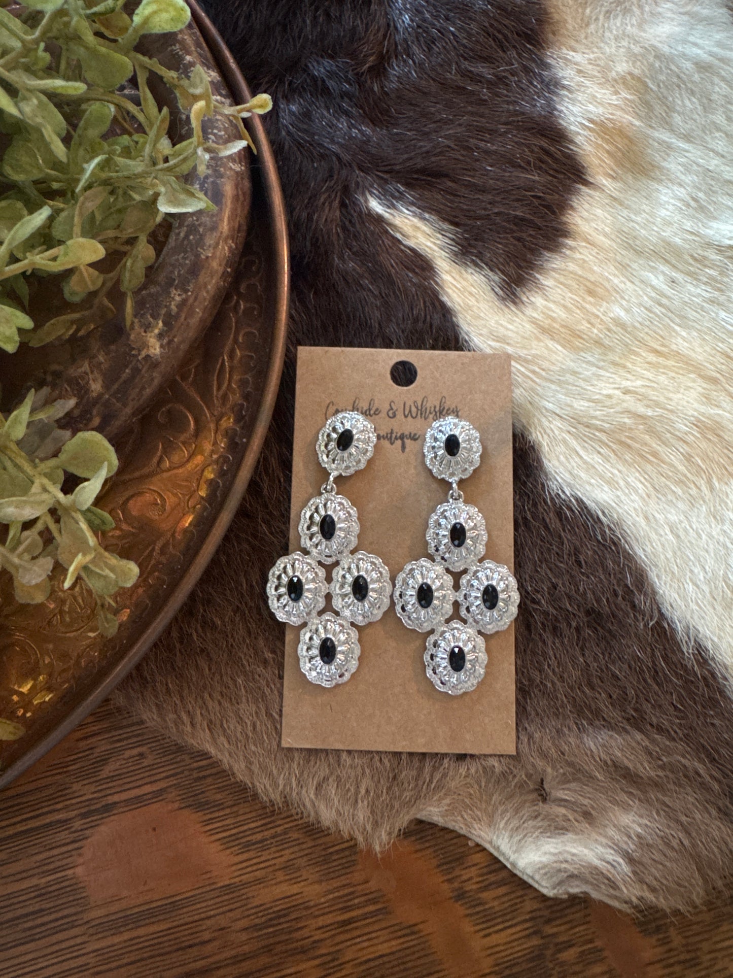 Onyx Dreams - Black Earrings