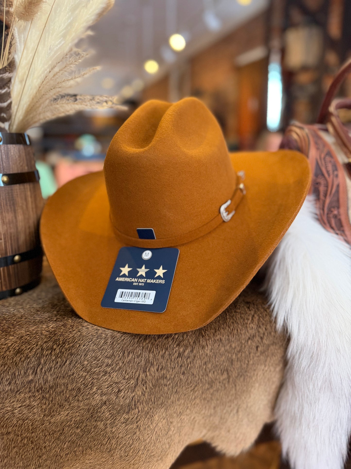 All American Cowboy Hat - Cattleman Shape
