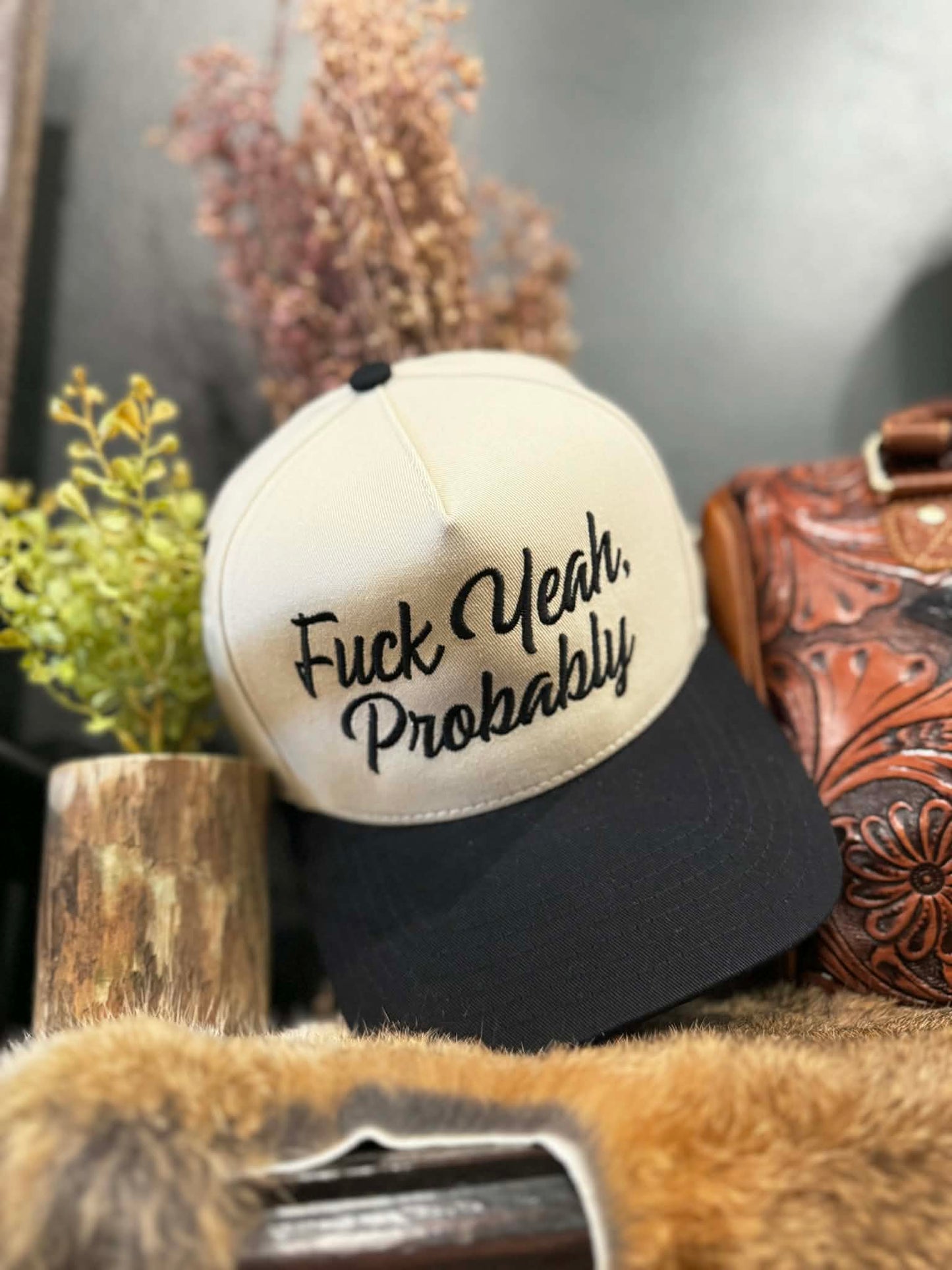 F*CK Ya, Probably - Black Trucker Hat