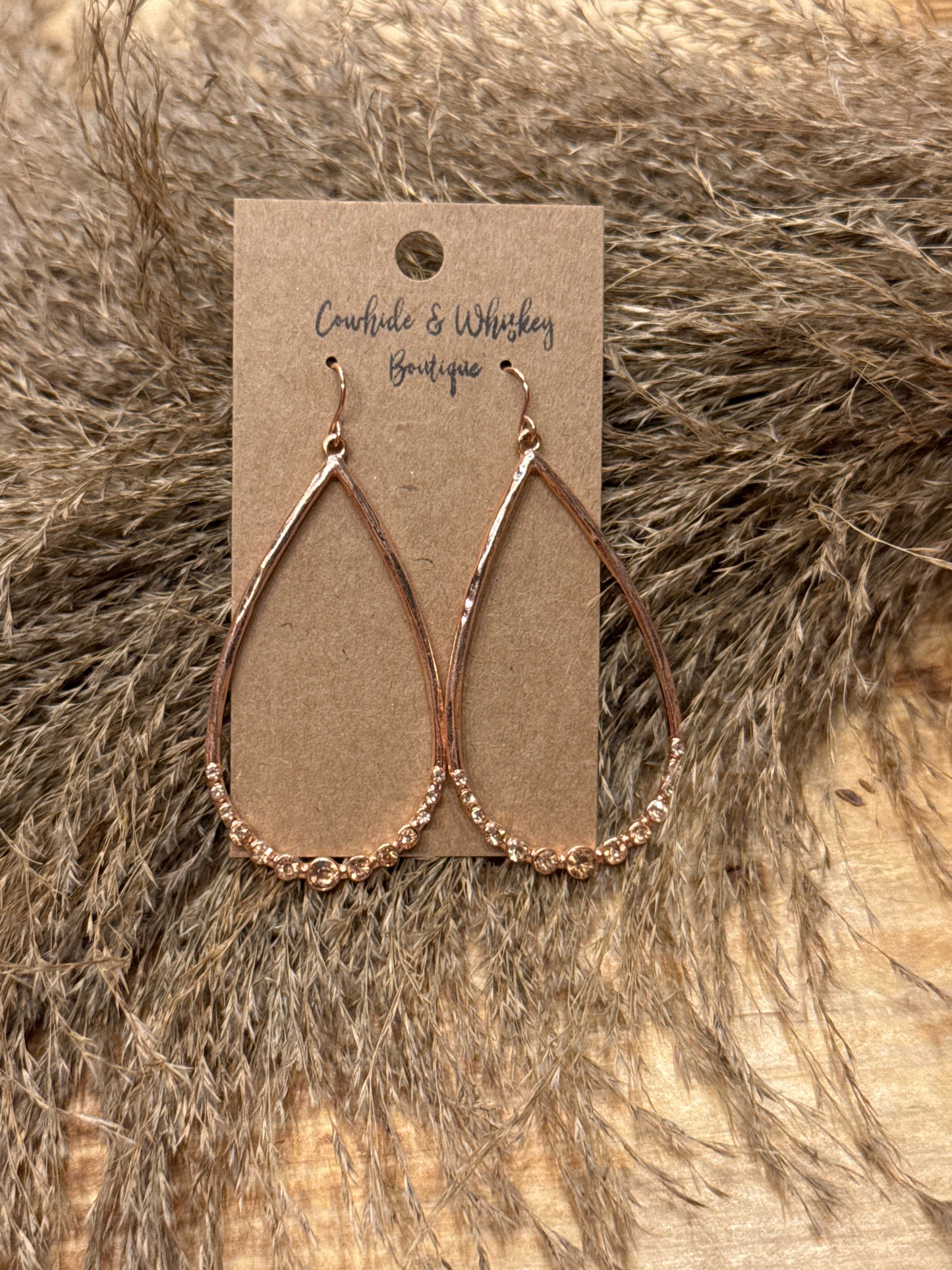 Shinny Copper Dip - Earrings