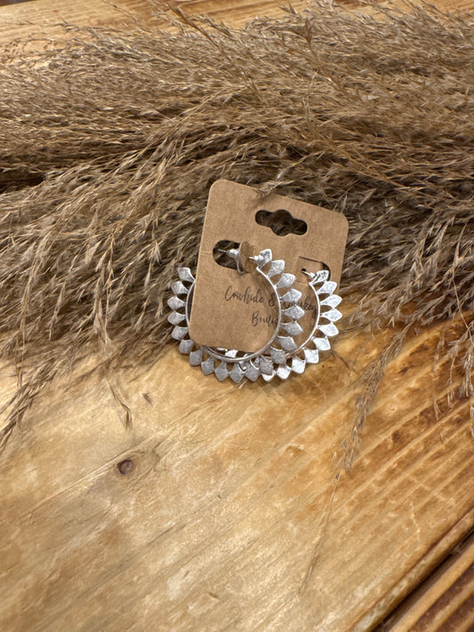Sun Dial Hoops - Earrings