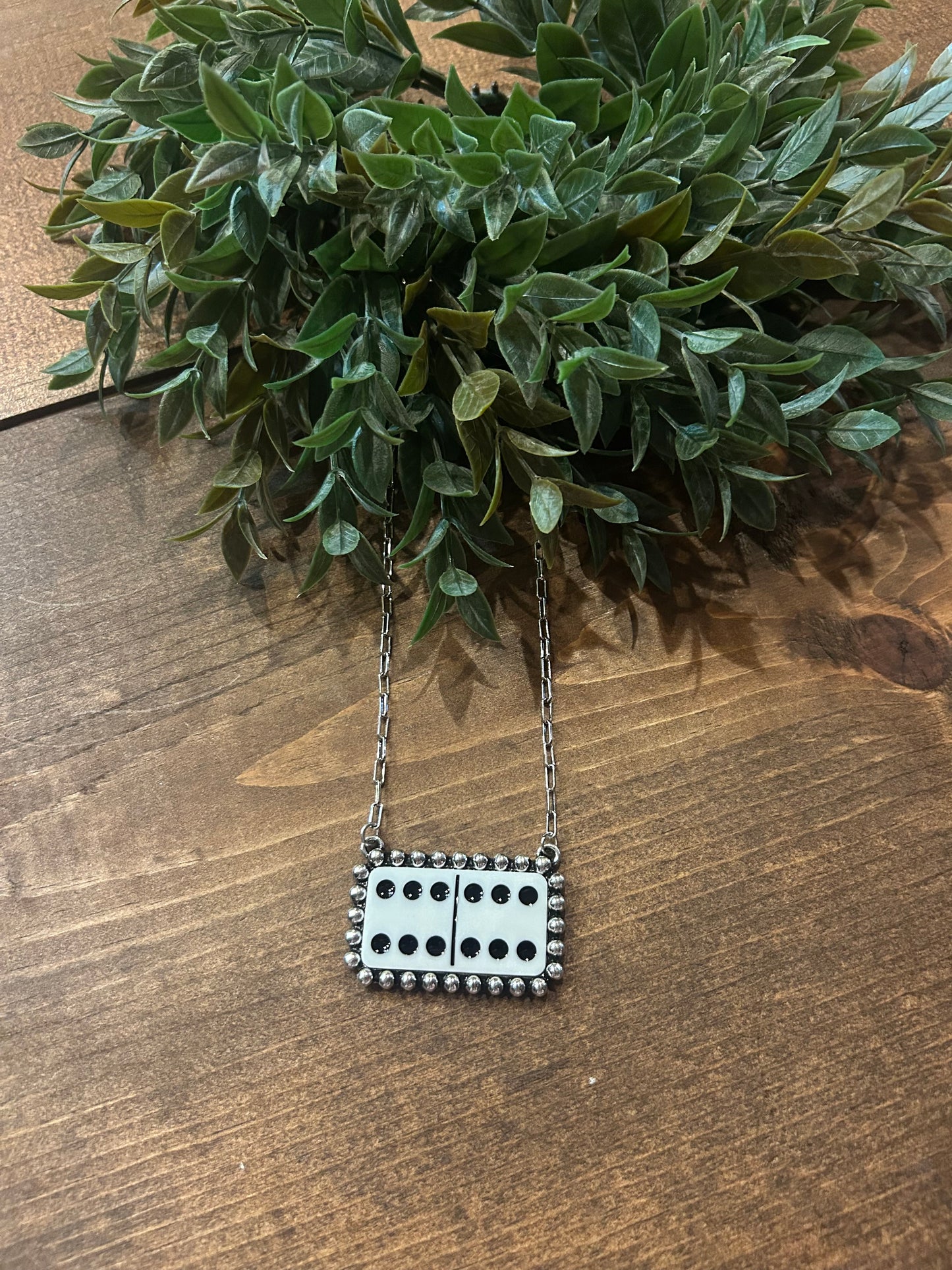 White Domino - Necklace